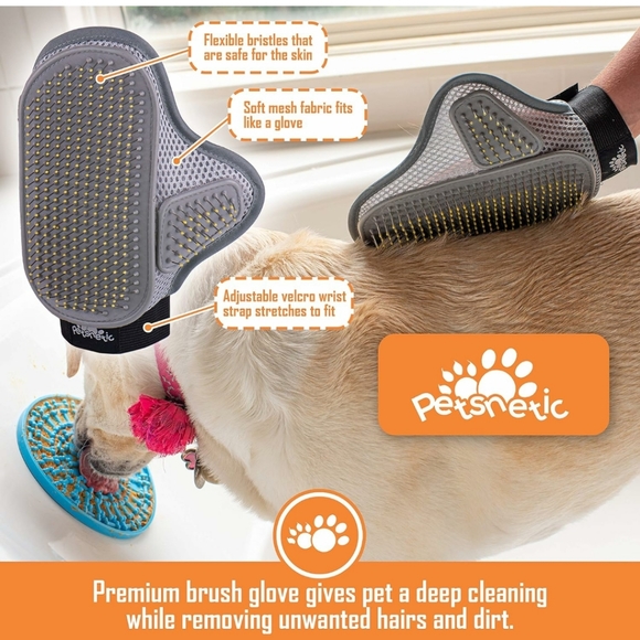 Dog Lick Mat + Dog Brush Set, - Picture 4 of 7